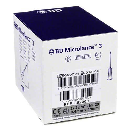 BD Microlance Kan&uuml;le 27 G 3 / 4 0,4x19 mm - 1