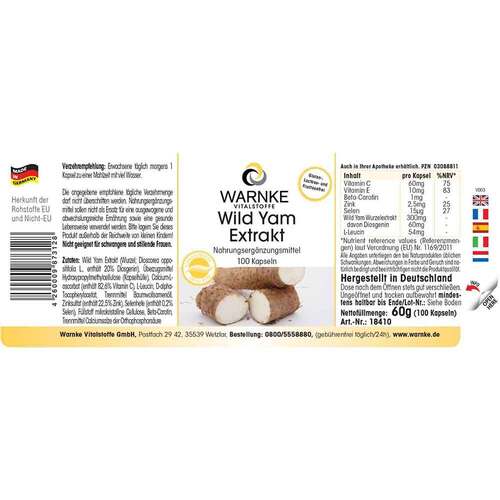 Wild Yam Extrakt Kapseln - 4
