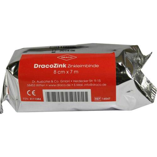 Zinkleimbinde Dracozink 8 cmx7 m - 1