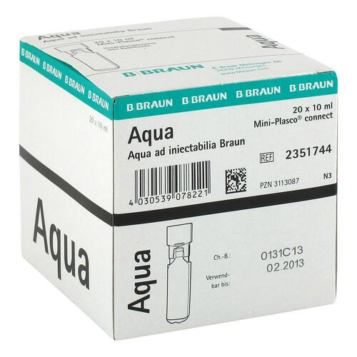 Aqua AD injectabilia Miniplasco connect Injektionsl&ouml;sung  - 1
