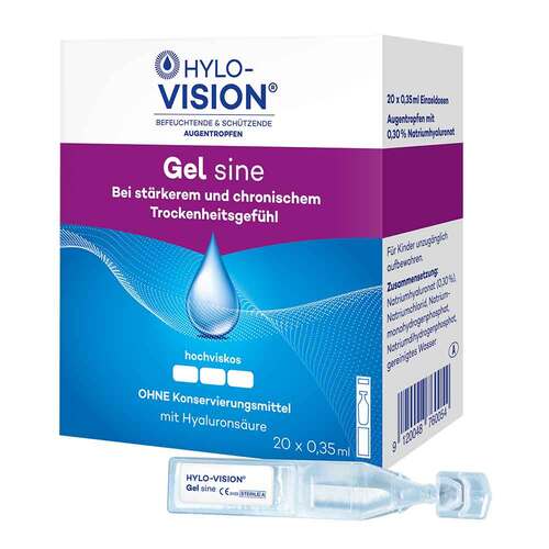 Hylo-Vision Gel sine Einzeldosispipetten - 1