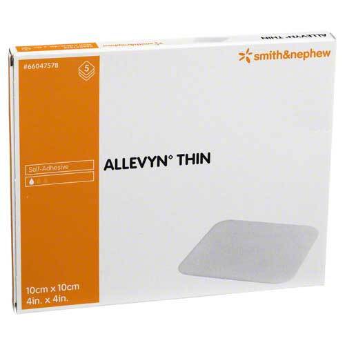 ALLEVYN Thin 10x10 cm d&uuml;nne Wundauflage - 1
