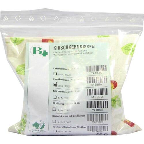KIRSCHKERNKISSEN 17x17 cm - 1