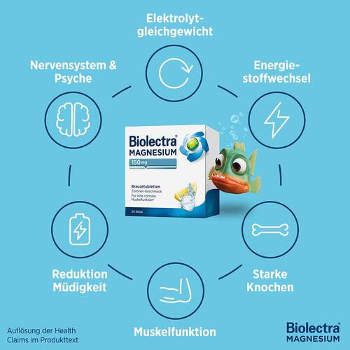 Biolectra Magnesium 150 mg Zitrone Brausetabletten - 4