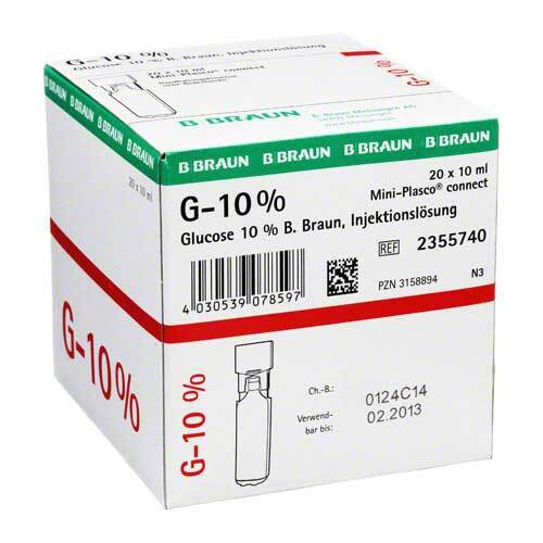 Glucose 10% B.Braun Mini Plasco connect Injektionsl&ouml;sung  - 1