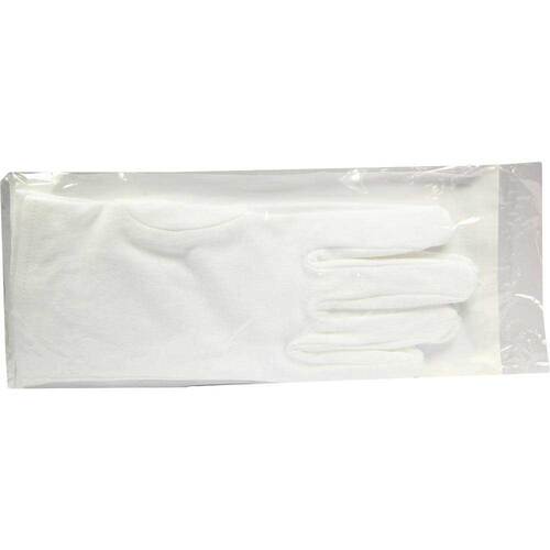 Handschuhe Zwirn BW Gr&ouml;&szlig;e 11 wei&szlig; - 1