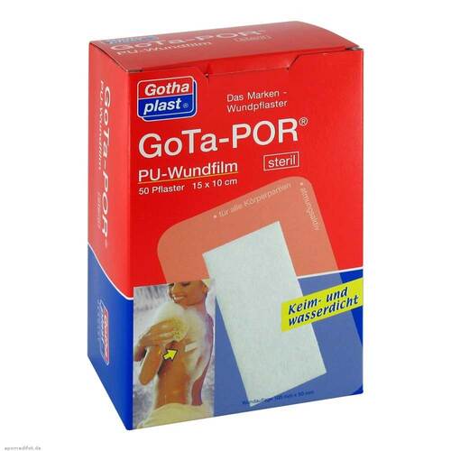 GOTA-POR PU Wundfilm 15x10 cm steril Pflaster - 1
