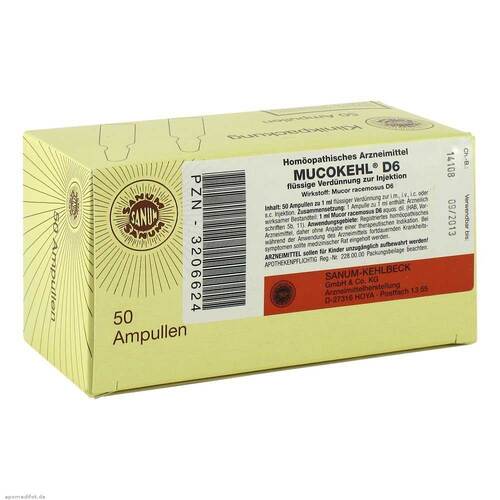 MUCOKEHL D 6 Ampullen - 1
