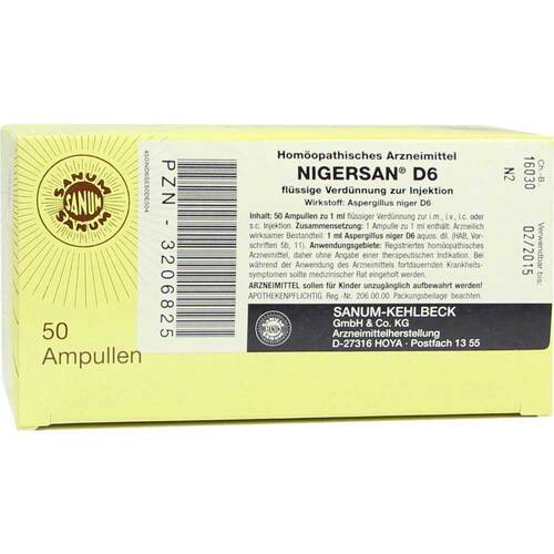 NIGERSAN D 6 Ampullen - 1
