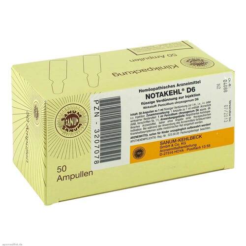 NOTAKEHL D 6 Ampullen - 1