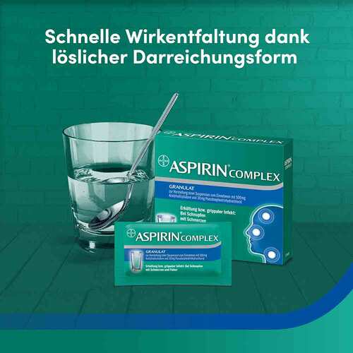 Aspirin Complex Beutel mit Granulat zur Herstellung einer Suspension zum Einnehmen  - 6