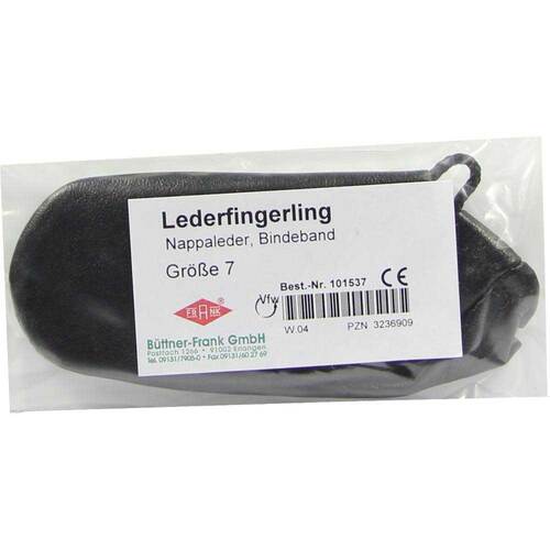 Fingerling Leder Gr&ouml;&szlig;e 7 Bindeband - 1