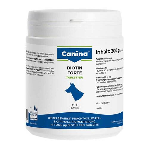 Biotin Forte Tabletten vet. (f&uuml;r Tiere) - 1