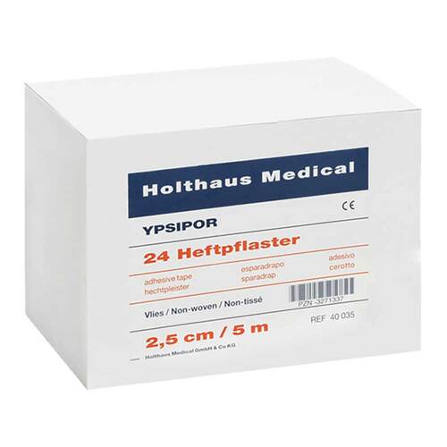 Heftpflaster Ypsipor Vlies 2,5 cmx5 m - 1