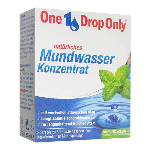 ONE DROP Only nat&uuml;rl.Mundwasser Konzentrat - 1