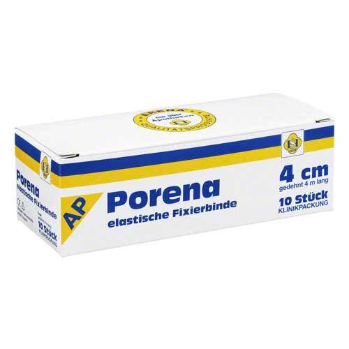 Porena elastische Mullbinde binde 4 cm wei&szlig; ohne Cello - 1