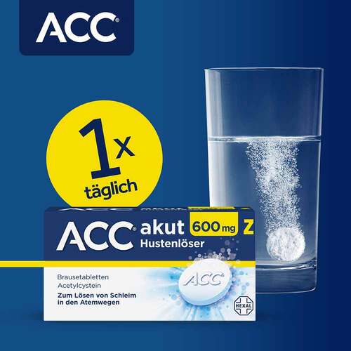 Acc akut 600 Z Hustenl&ouml;ser Brausetabletten - 6