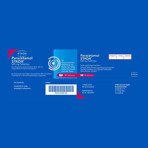 Paracetamol Stada 500 mg Tabletten - 5