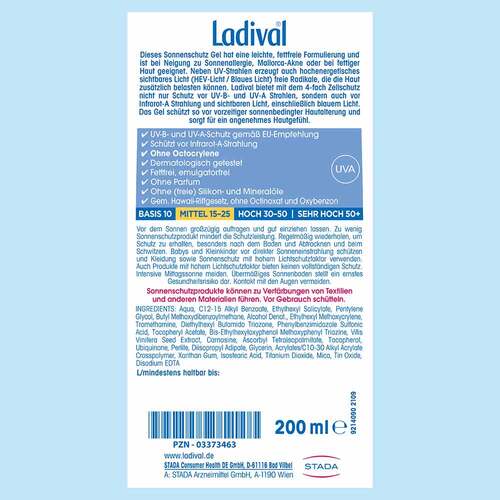 LADIVAL allergische Haut Gel LSF 20 - 2