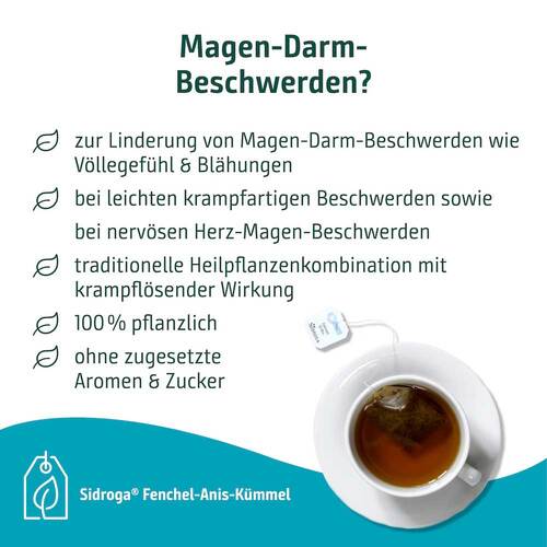 Sidroga Fenchel Anis K&uuml;mmel Tee Filterbeutel - 3