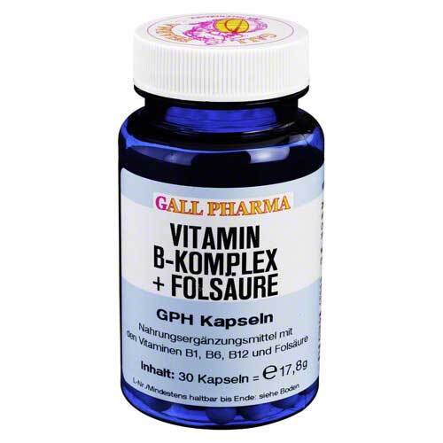 Vitamin B Komplex + Fols&auml;ure Kapseln - 1