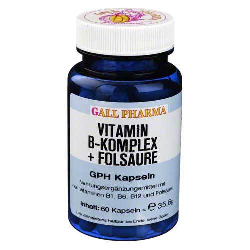 Vitamin B Komplex + Fols&auml;ure Kapseln - 1