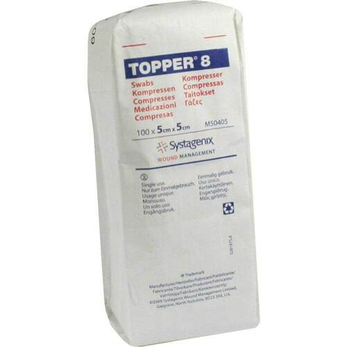 Topper 8 Kompresse 5x5 cm unsteril - 1