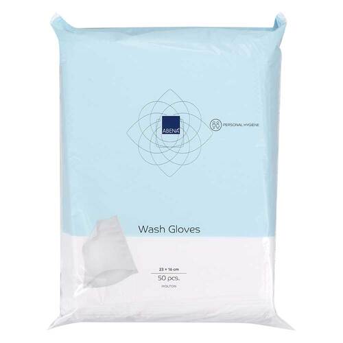 MOLTON WASCHHANDSCHUHE 16x23 cm geschwei&szlig;t - 1