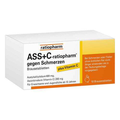 Ass + C-ratiopharm gegen Schmerzen Brausetabletten - 1
