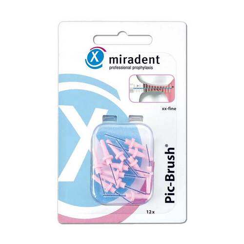MIRADENT Interd.Pic-Brush Ersatzb.xx-fein pink - 1