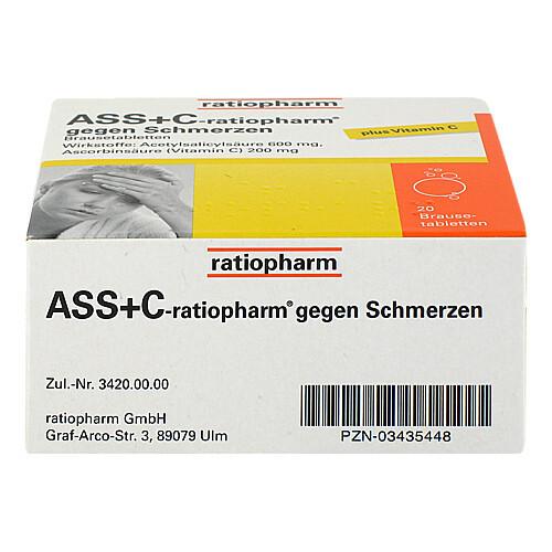 Ass + C-ratiopharm gegen Schmerzen Brausetabletten - 3