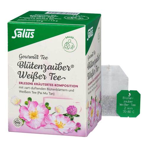 Weisser Tee Bl&uuml;tenzauber Bio Salus Filterbeutel - 1