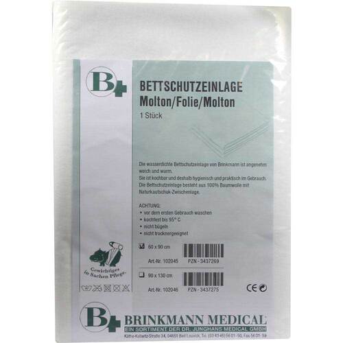 Betteinlage Molton 60x90 cm - 1