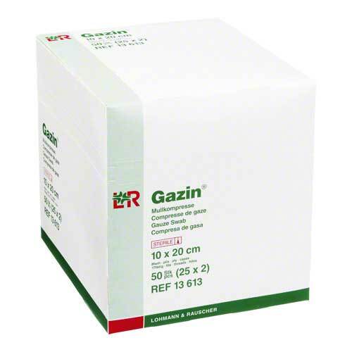 Gazin Mullkomp.10x20 cm steril 8fach - 1