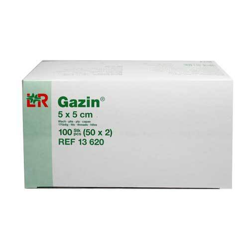 Gazin Mullkomp.5x5 cm steril 8fach - 1