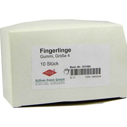 Fingerling Gummi Gr&ouml;&szlig;e 4 transparent - 1