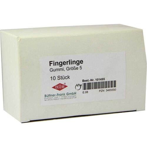 Fingerling Gummi Gr&ouml;&szlig;e 5 transparent - 1