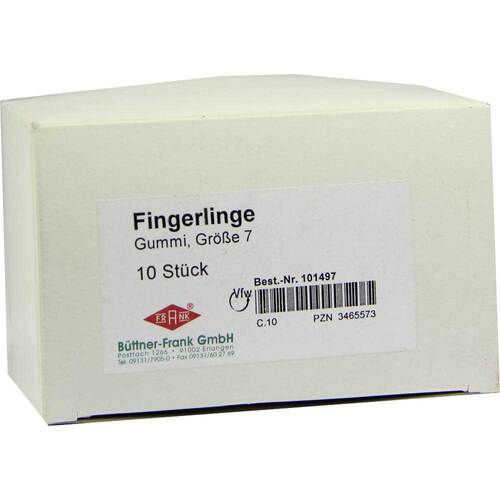 Fingerling Gummi Gr&ouml;&szlig;e 7 transparent - 1