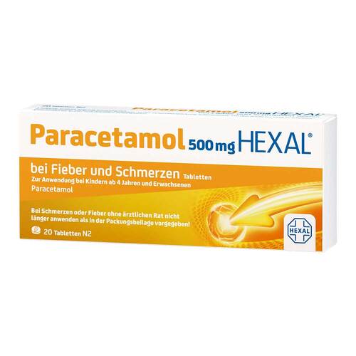 Paracetamol 500 mg Hexal b.Fieber und Schmerzen Tabletten  - 3