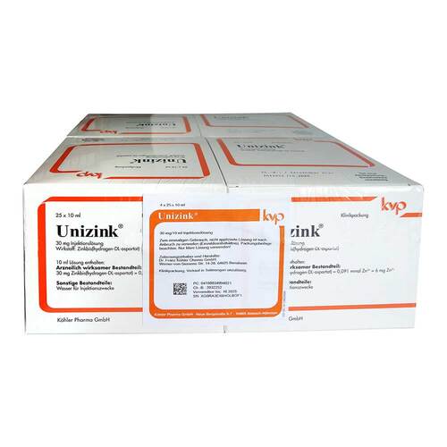UNIZINK Injektionsl&ouml;sung in Ampullen - 1