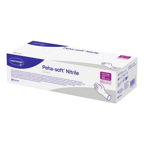 Peha-Soft nitrile guard Untersuchungshandschuhe unsteril pf XL - 1