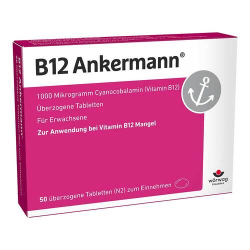 B12 Ankermann &uuml;berzogene Tabletten - 1