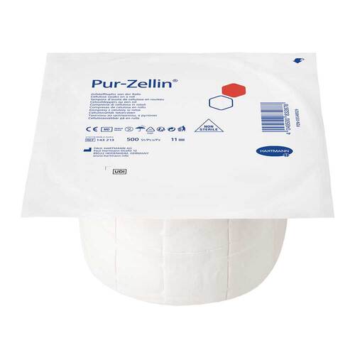 Pur-Zellin 4x5 cm unsteril Rolle zu 500 St. - 1