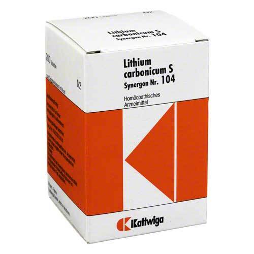Synergon Komplex 104 Lithium carbonicum S Tabletten  - 1
