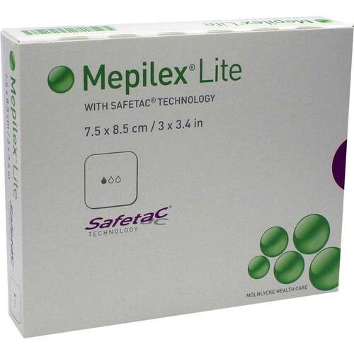 MEPILEX Lite Schaumverband 7,5x8,5 cm steril - 1