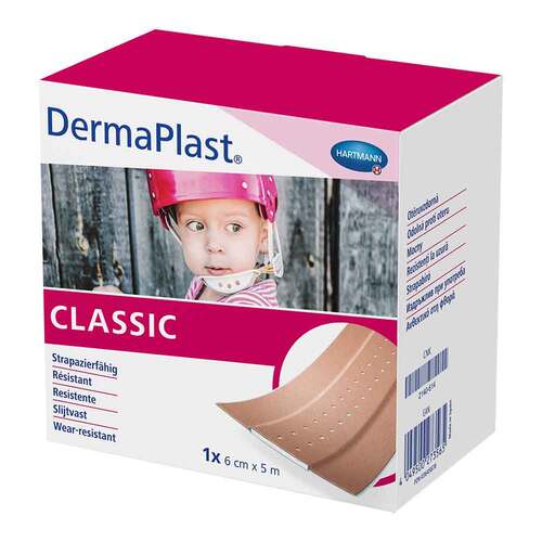 Dermaplast Classic Wundpflaster 6 cmx5 m - 1