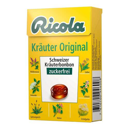 Ricola ohne Z.Box Kr&auml;uter Bonbons - 1