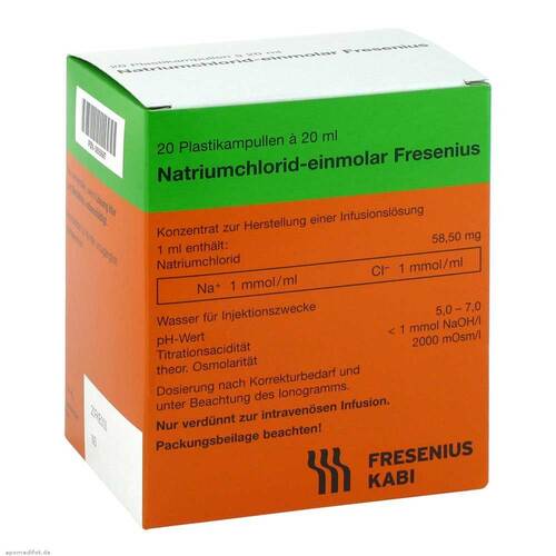 Natriumchlorid-einmol.Fresenius PE-Ampulle Infusionsl.-K. - 1