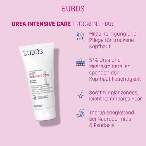 Eubos Trockene Haut Urea 5% Shampoo - 3