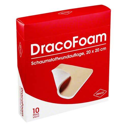DRACOFOAM Schaumstoff Wundauflage 20x20 cm - 1